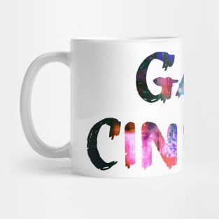 Gay Cinema Glitch Art Quote Mug